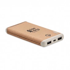 Power bank wireless in sughero