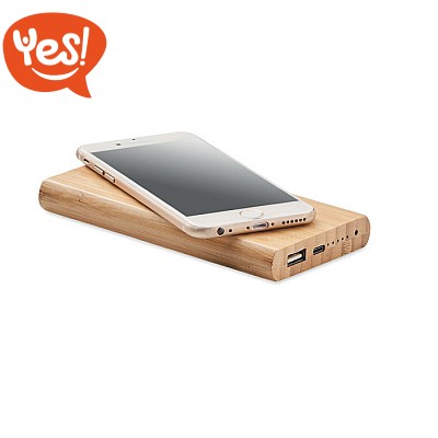 Powerbank in bambù
