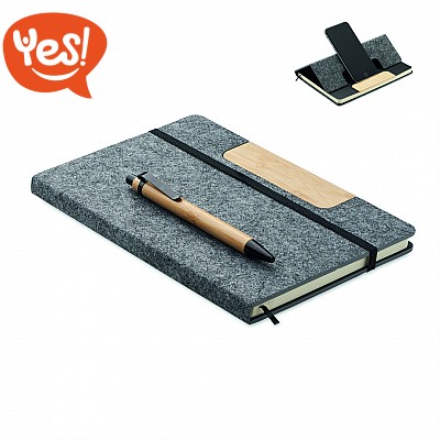 Quaderno con penna in confezione regalo