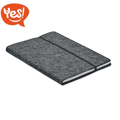 Quaderno ecologico con copertina in feltro
