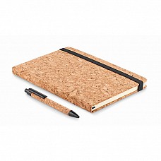 Quaderno in sughero con penna