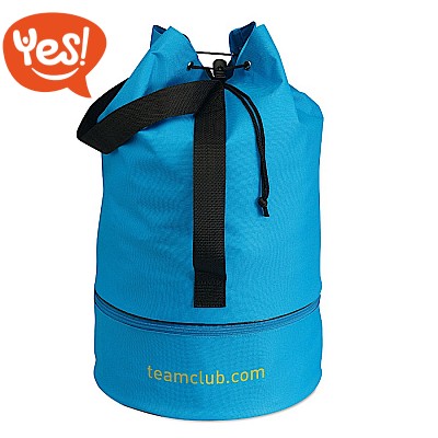 Sacca con comparto con chiusura a zip