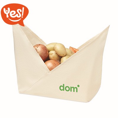 Sacchetto grande per cibo in cotone biologico