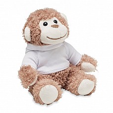 Scimmietta peluche con maglia personalizzabile