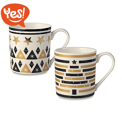 Set 2 tazze di ceramica in confezione regalo Set 2 tazze di ceramica in confezione regalo