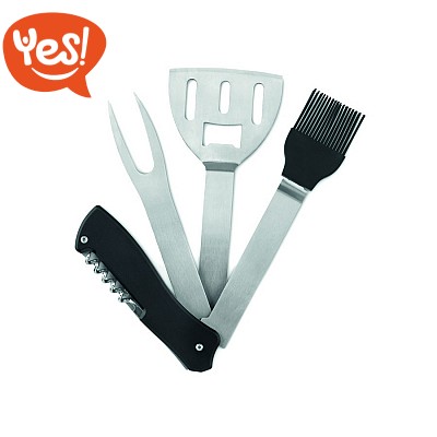 Set 5 attrezzi per barbecue