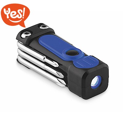 Set attrezzi con torcia COB integrata