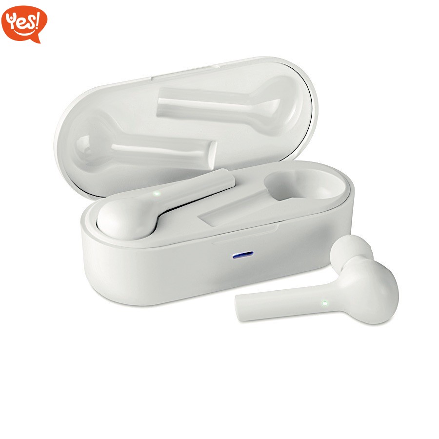 Set auricolari Wireless Stereo Bluetooth con base di ricarica | Logo  Personalizzato | Da 44,44€