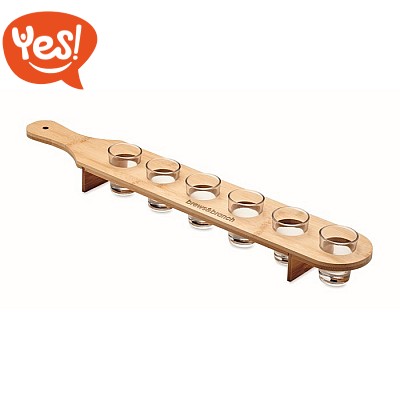 Set bicchierini da liquore con vassoio