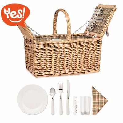 Set cestino da picnic con accessori