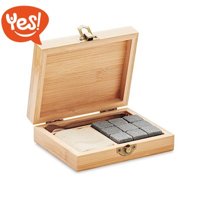 Set cubetti refrigeranti in bamboo