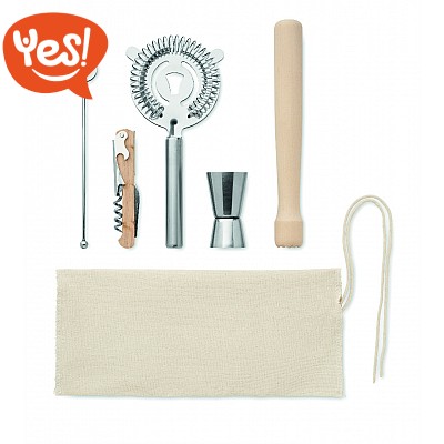 Set da cocktail in astuccio