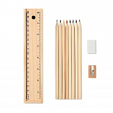 Set matite in legno