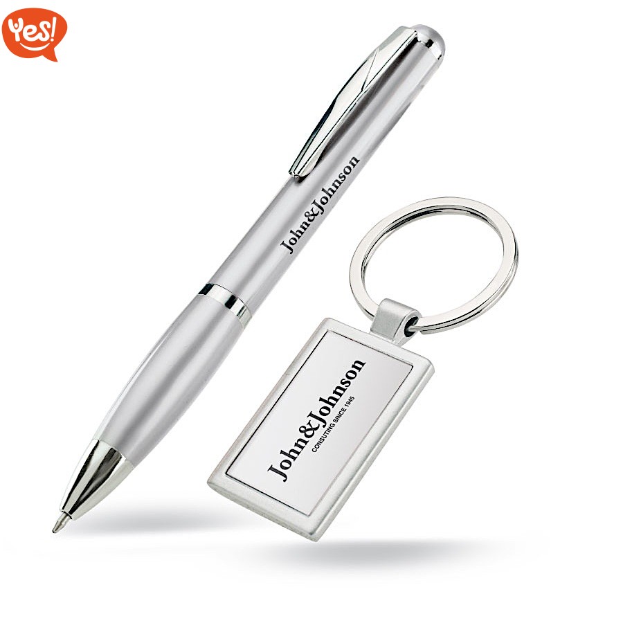 Set regalo con coppia di penne andante (inchiostro nero