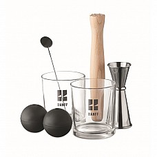 Set per cocktail con bicchieri