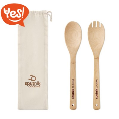 Set per insalata in bamboo