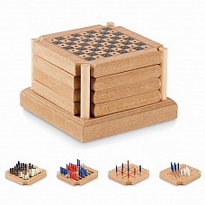 Set sottobicchieri con giochi da tavolo