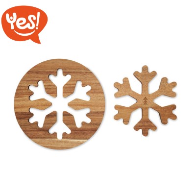 Set sottopentola in legno