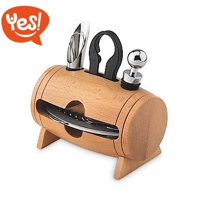 Set vino a forma di botte