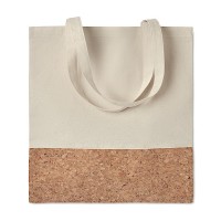 Shopper in cotone e sughero