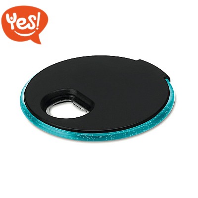 Sottobicchiere con apribottiglie e luce