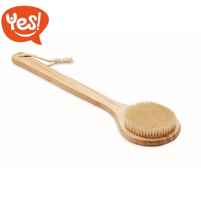 Spazzola da bagno in bambù personalizzabile