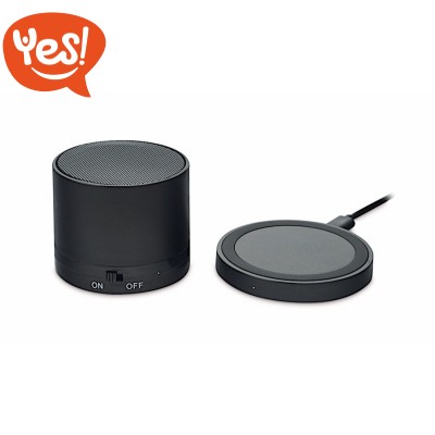 Speaker Bluetooth con caricatore wireless personalizzabile