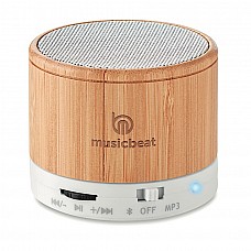 Speaker Bluetooth in bamboo con funzione chiamata