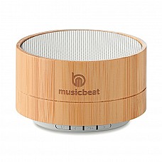 Speaker Bluetooth in bamboo con luce