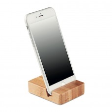 Stand per cellulare in bamboo personalizzabile