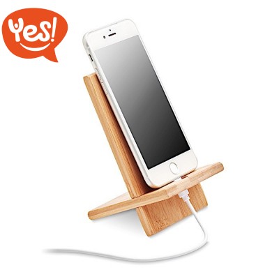 Stand per smartphone in bamboo