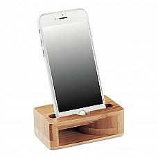 Stand per smartphone in bamboo personalizzabile