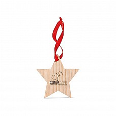 Stella di Natale in legno