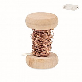 Stringa di luci decorative con bobina in legno Stringa di luci decorative con bobina in legno