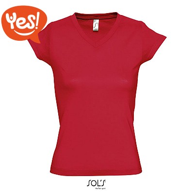 T-shirt da donna con scollo a V