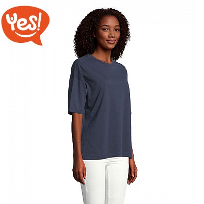 T-shirt donna oversize in cotone