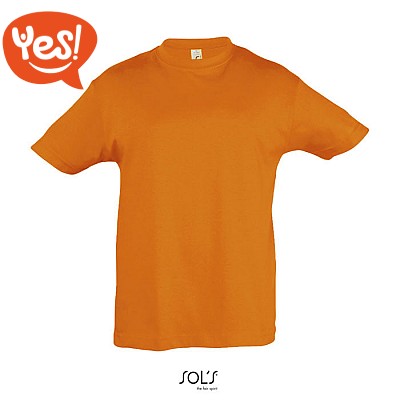 T-shirt sportiva da bambino in cotone