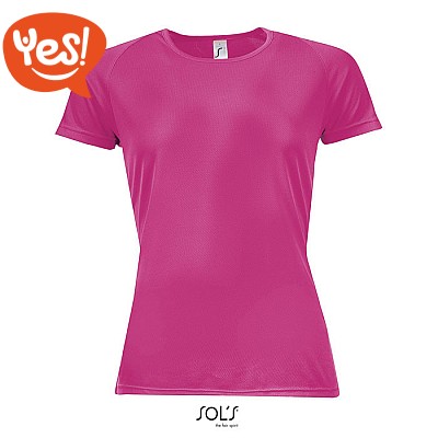 T-shirt traspirante personalizzabile da donna