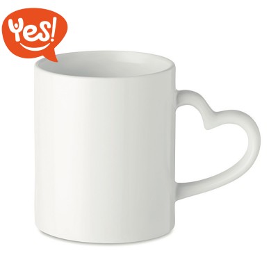 Tazza con manico a forma di cuore