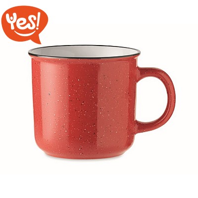 Tazza design vintage in ceramica