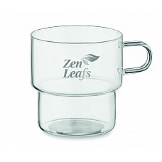 Tazza impilabile in vetro