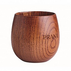 Tazza in legno di quercia naturale