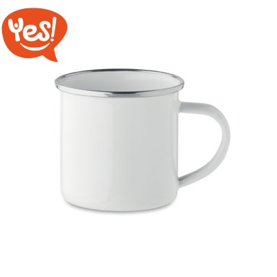 Tazza in metallo personalizzabile a colori