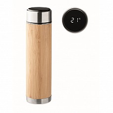 Thermos con infusore e termometro touch integrato