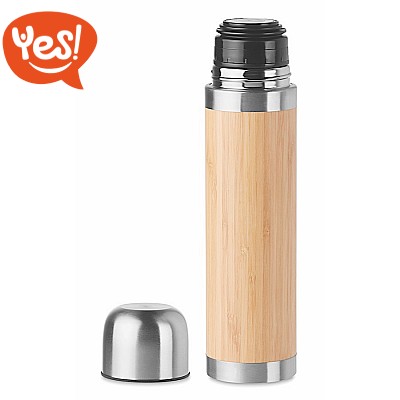 Thermos con rivestimento in bamboo da 400 ml