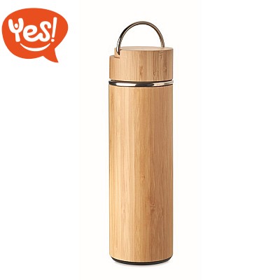 Thermos doppio stratto in acciaio con infusore