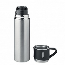 Thermos in acciaio con tazza