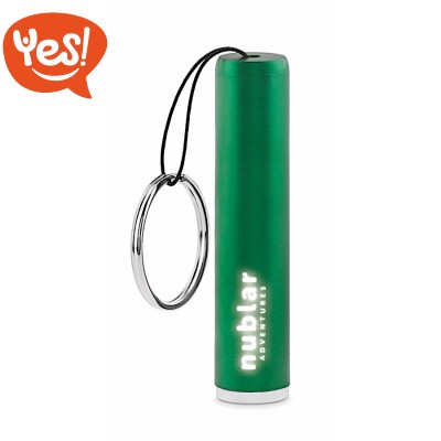 Torcia Led portachiavi con logo luminoso