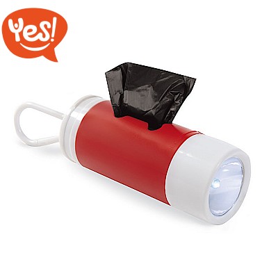 Torcia con sacchettini per rifiuti