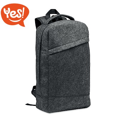 Zaino in plastica riciclata porta laptop da 13 pollici